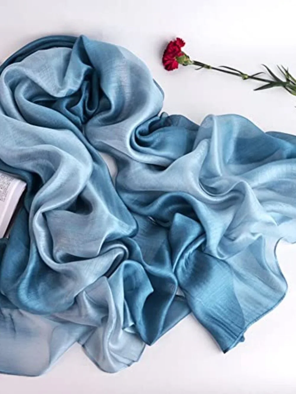 Elegant Soft Cotton Silk Scarf Wrap Shawl for Women